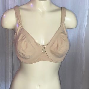 Underwire lightly padded nude bra